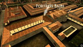 Animation of ancient Roman Fort in Caerleon Wales [upl. by Bent957]