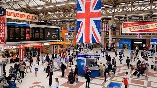 A Walk Through The London Victoria Station London England [upl. by Ahseei]