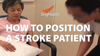 How To Position A Stroke Patient [upl. by Einolem336]