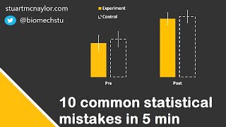 Ten Statistical Mistakes in 5 Min [upl. by Nivla]