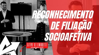 DIREITO DE FAMÍLIA Reconhecimento de filiação socioafetiva [upl. by Nnaeerb]