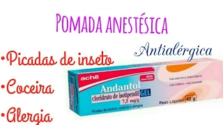 Resenha PomadaAndantol Gel [upl. by Filberte]