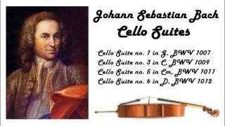 Johann Sebastian Bach  Cello suites in 432 Hz great for reading or studying [upl. by Sadie530]